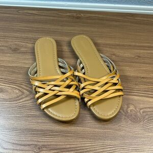 Tan Old Navy Strappy Sandals size 8